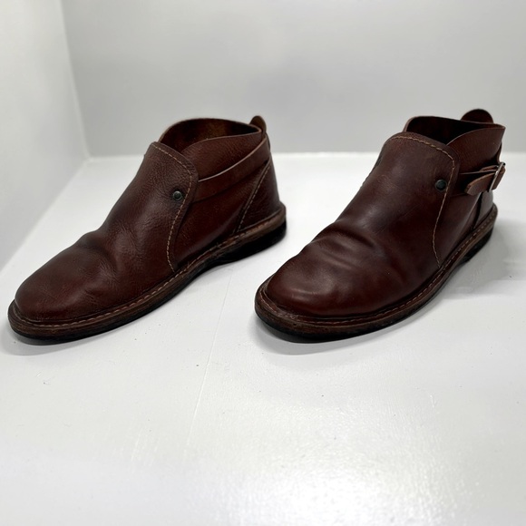 Men's handmade Argentinian Brown Leather boots size 10.5 - Picture 1 of 7